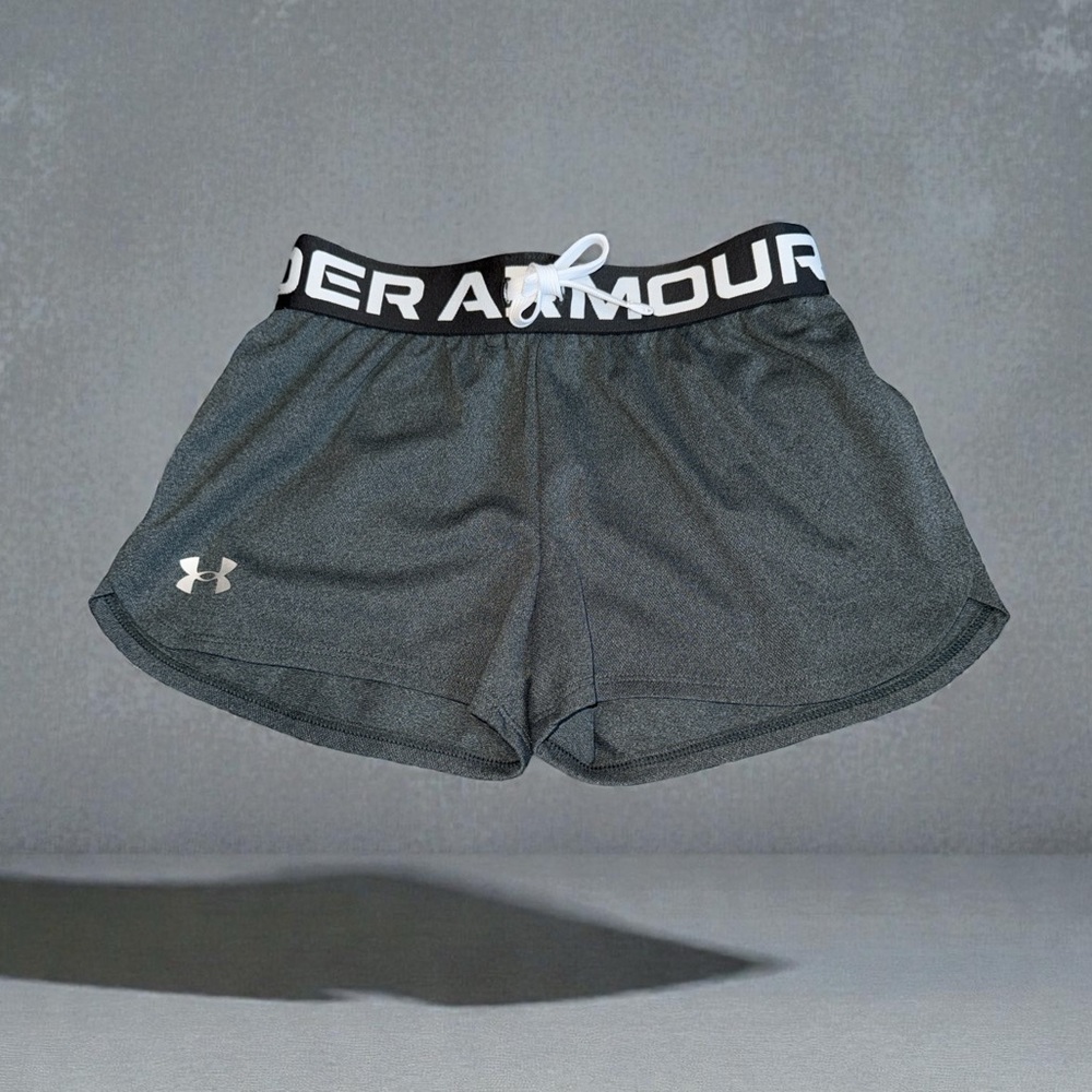Under Armour Girls Athletic Shorts (Youth Small) NEW